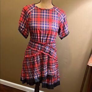 Plaid Red Dress